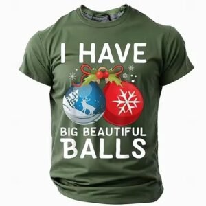 Christmas Style Men's T-shirt 3D Digital Printing